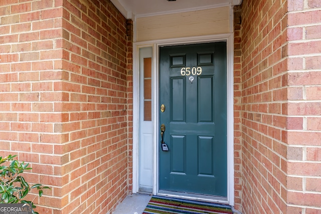 view of entrance to property