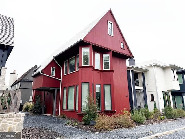 view of side of property