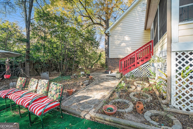 view of patio