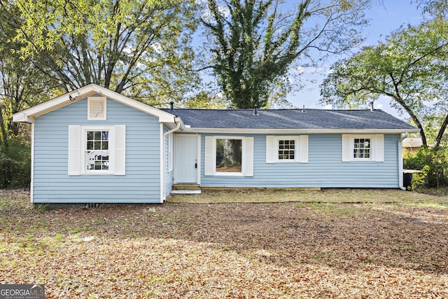 view of front of property