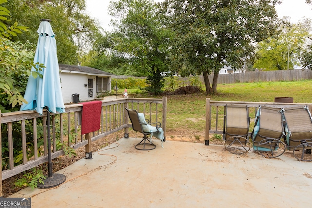 view of patio