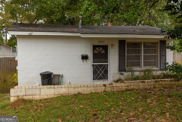 view of entrance to property