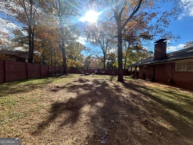 view of yard