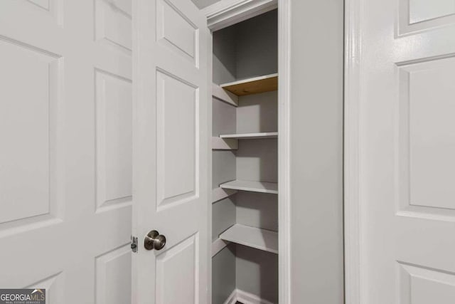 view of closet