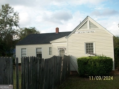 view of rear view of house