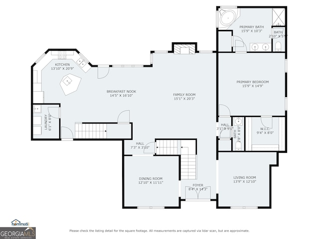 2202 Escalade Ct, Conyers, GA 30094 - view of room layout