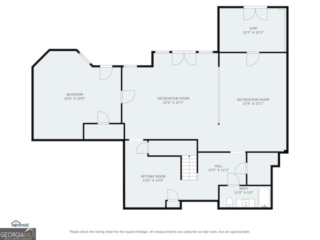 2202 Escalade Ct, Conyers, GA 30094 - view of room layout