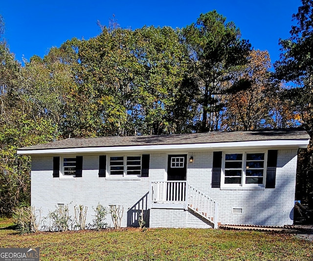 view of front of property