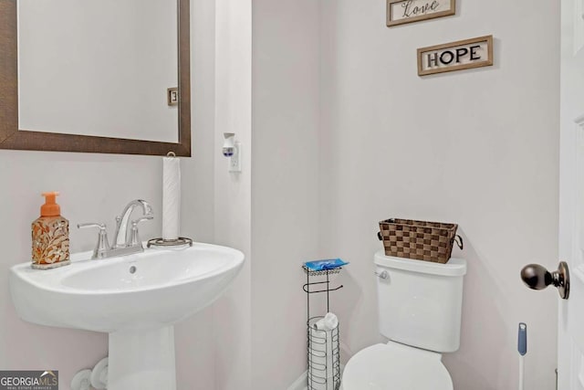 bathroom with toilet