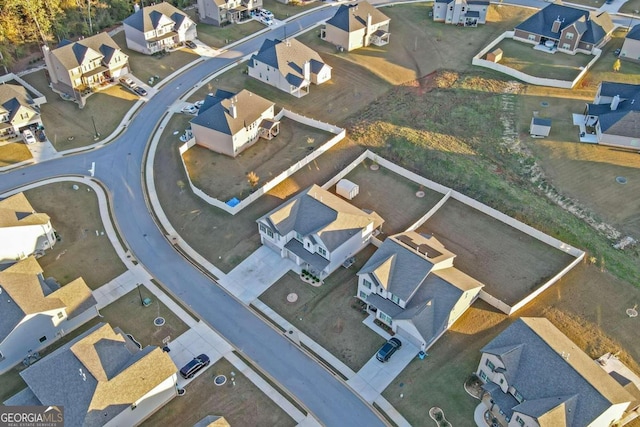 drone / aerial view featuring a residential view