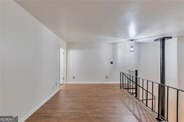 interior space featuring hardwood / wood-style flooring