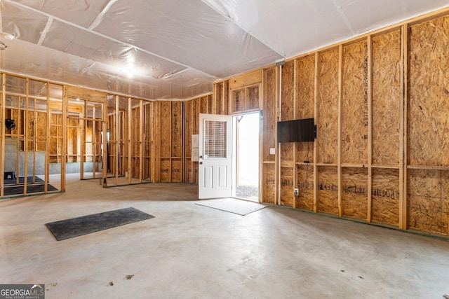 misc room featuring concrete flooring