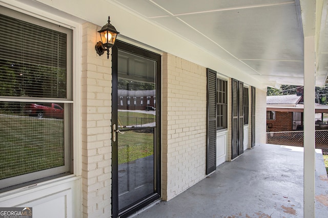 view of property entrance