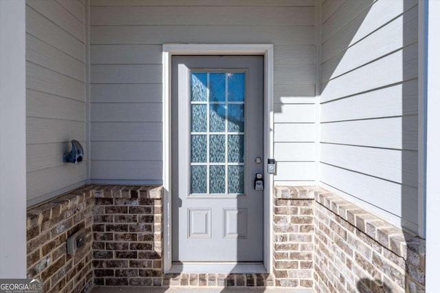 view of entrance to property