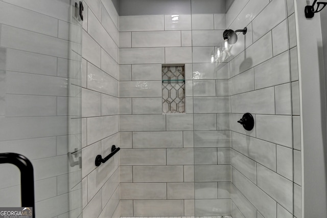 bathroom with walk in shower