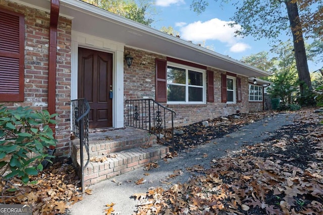 view of entrance to property