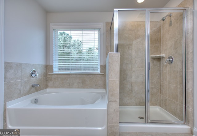 1091 Boulder Dr, Gray, GA 31032 - full bath featuring a shower stall and a garden tub