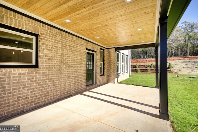 view of patio