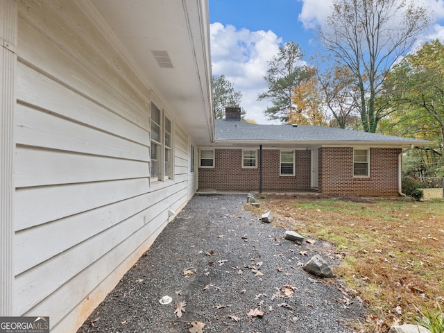 view of side of home