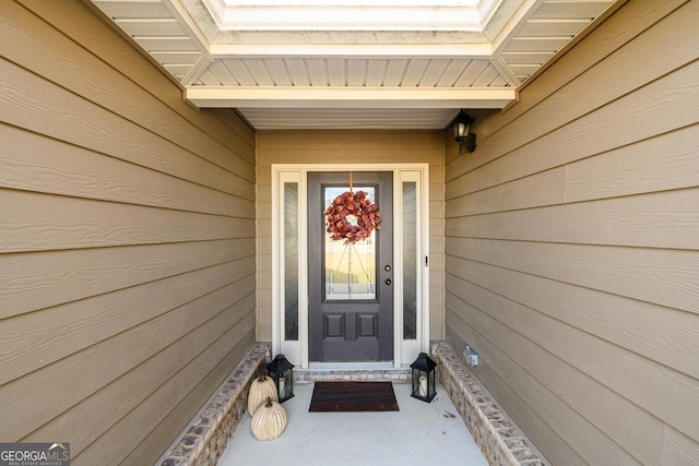 view of property entrance