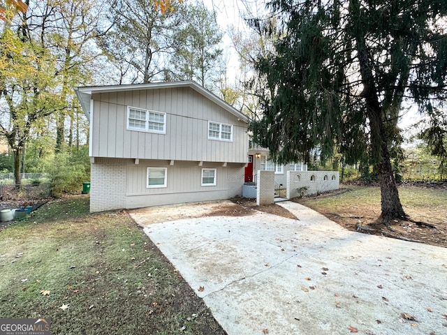 view of rear view of property