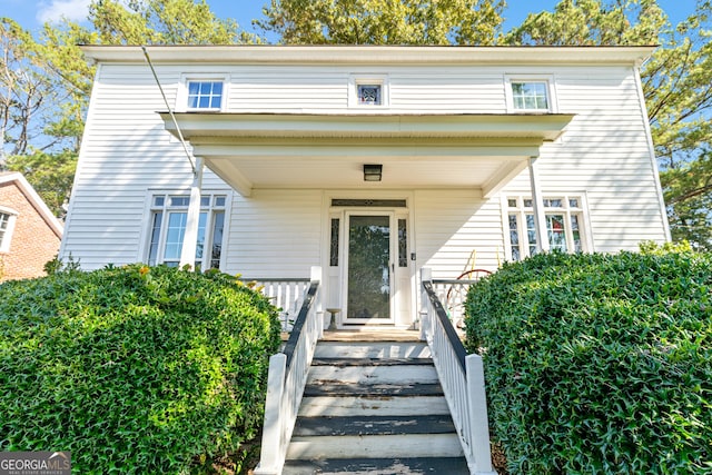 view of front of house