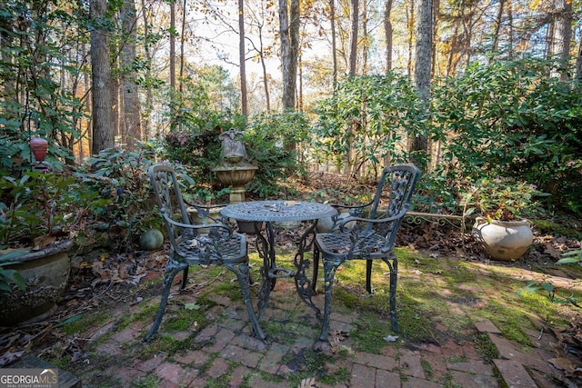 view of patio