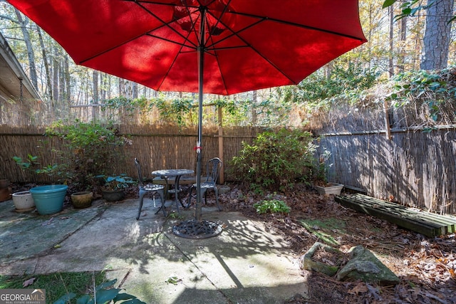 view of patio / terrace