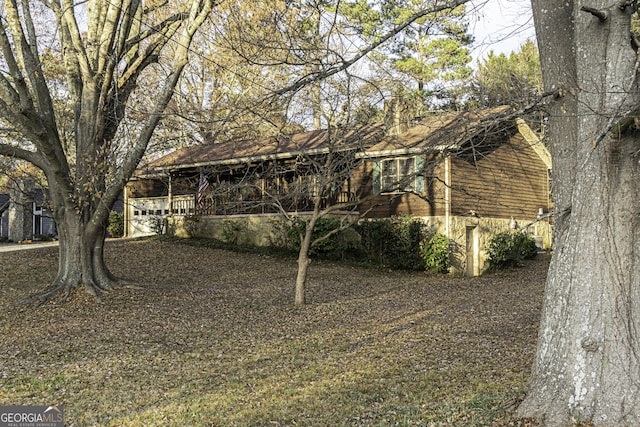 view of front of home