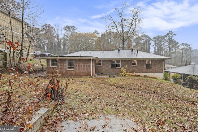 view of rear view of property