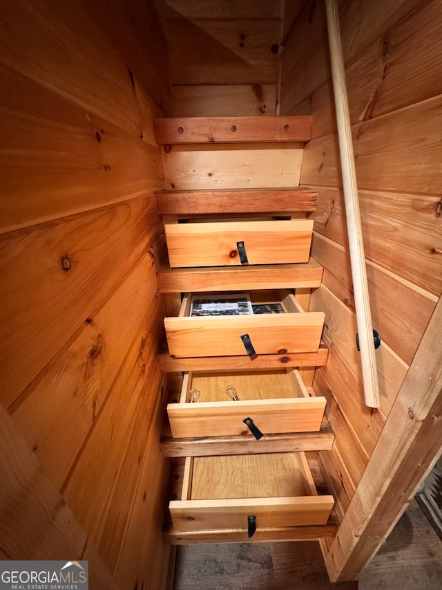 view of sauna / steam room