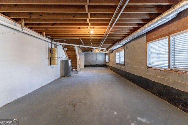 3619 Colonial Trl, Douglasville, GA 30135 - basement with electric water heater