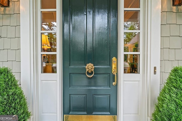 view of entrance to property