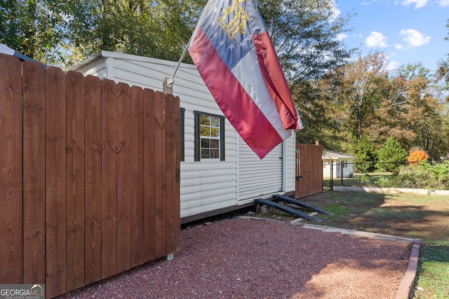 view of property exterior