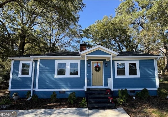 view of front of house