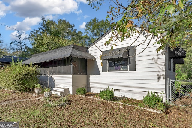 view of bungalow-style house