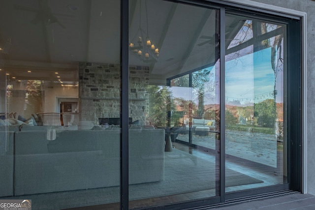 doorway to outside with a wealth of natural light