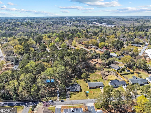 50 Pine Valley Dr, Athens, GA 30606 - aerial view with a view of trees