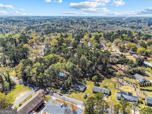 50 Pine Valley Dr, Athens, GA 30606 - aerial view featuring a wooded view