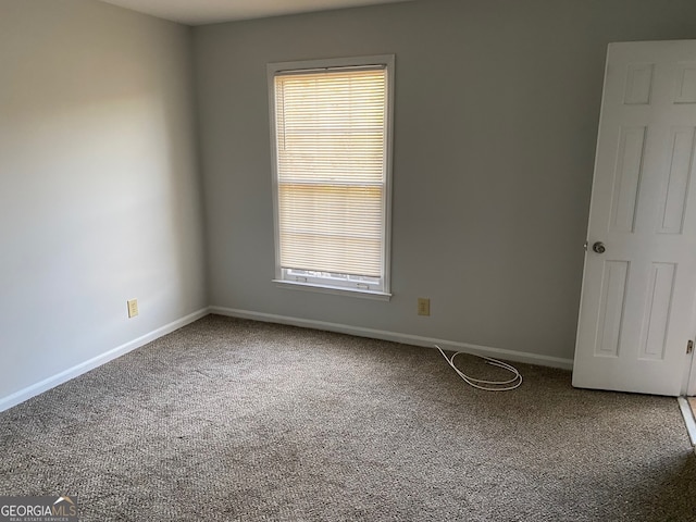 empty room with carpet flooring and plenty of natural light