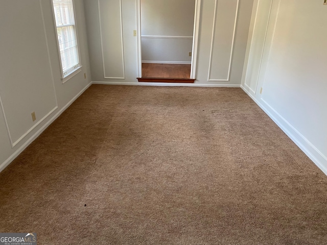 unfurnished bedroom featuring carpet floors