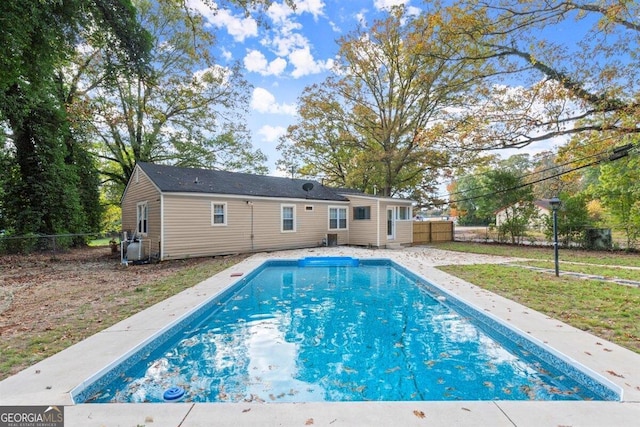 view of pool