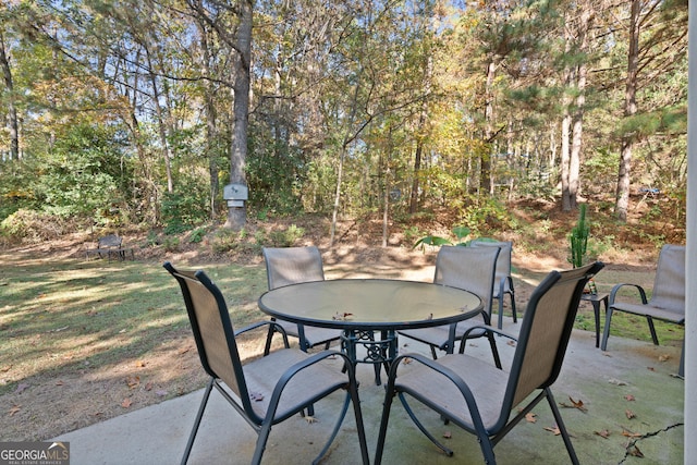 view of patio