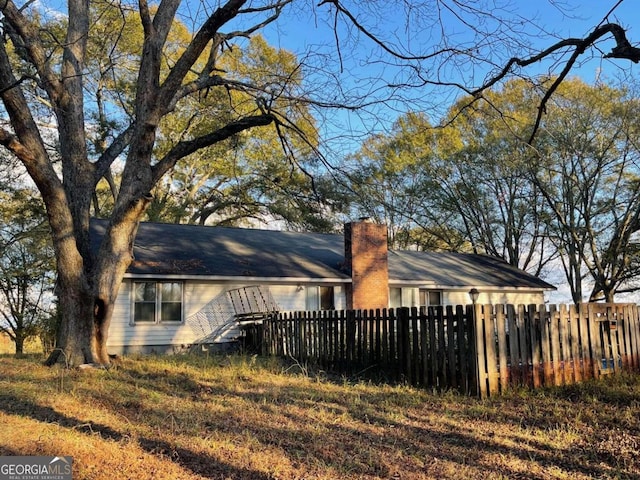 view of rear view of house