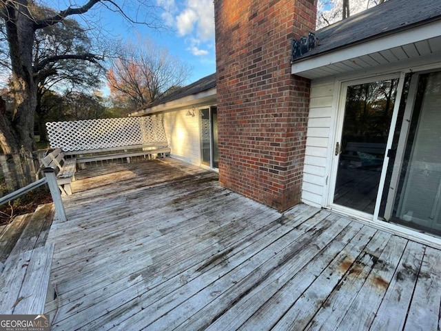 view of deck