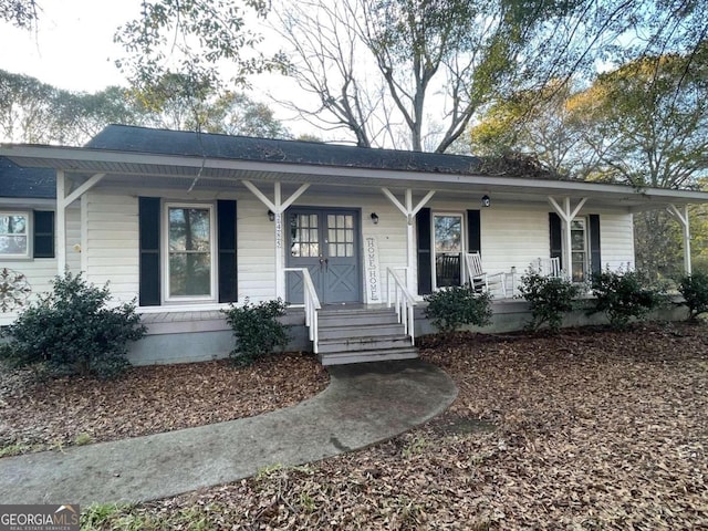 view of ranch-style house