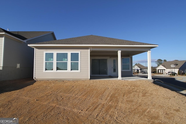 view of back of property