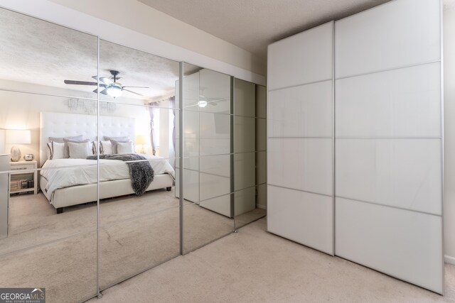 111 Swanton Hill Ct, Decatur, GA 30030 - bedroom featuring a textured ceiling and a ceiling fan