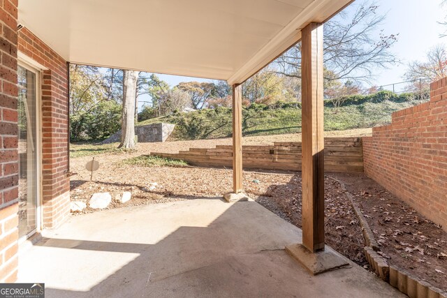 111 Swanton Hill Ct, Decatur, GA 30030 - view of patio with a fenced backyard