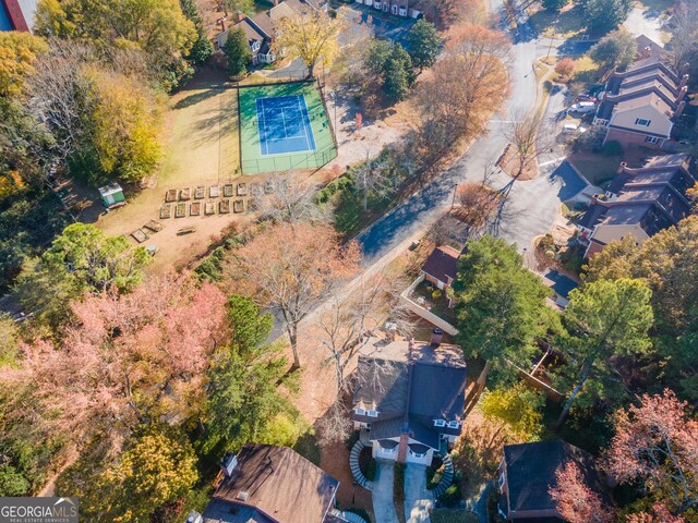 111 Swanton Hill Ct, Decatur, GA 30030 - drone / aerial view with a residential view